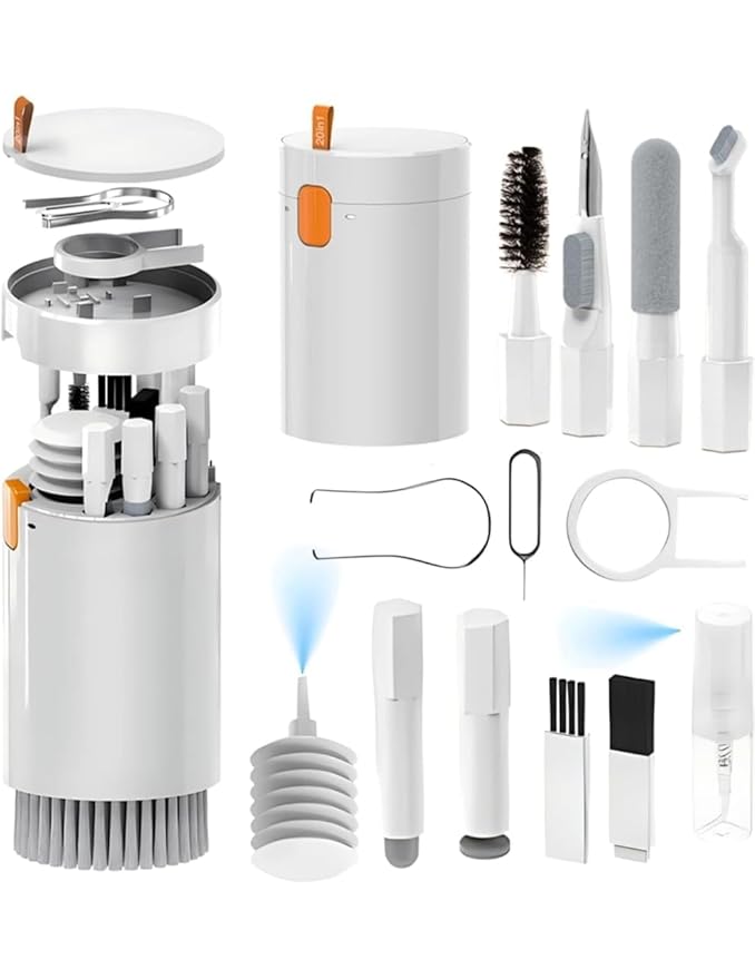 20 in 1 Electronic Cleaning Kit, Multi-Purpose Device Cleaner Cleaning Kit for Laptop Main image