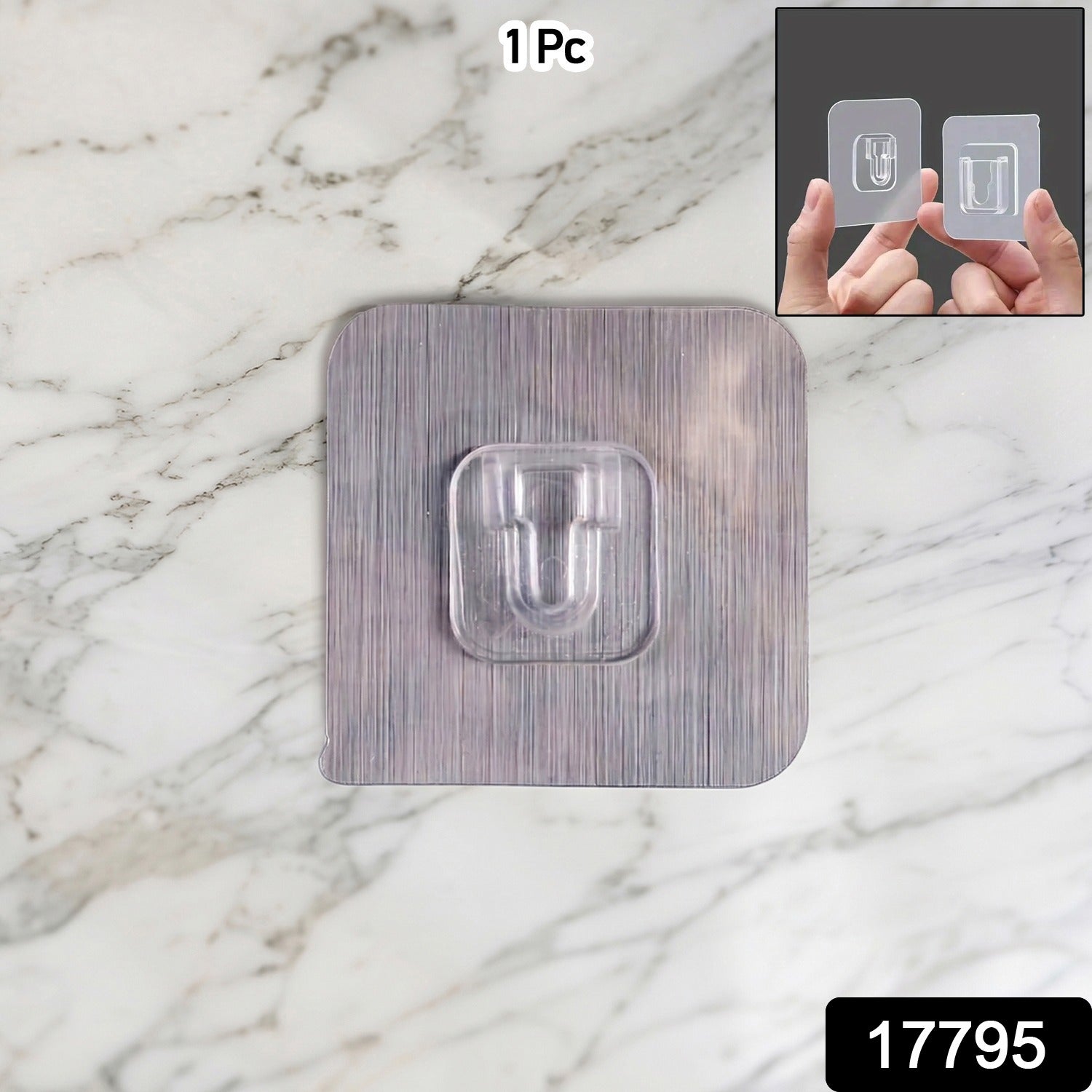 Self Adhesive Wall Hook – Heavy Duty & Multipurpose Secondary image