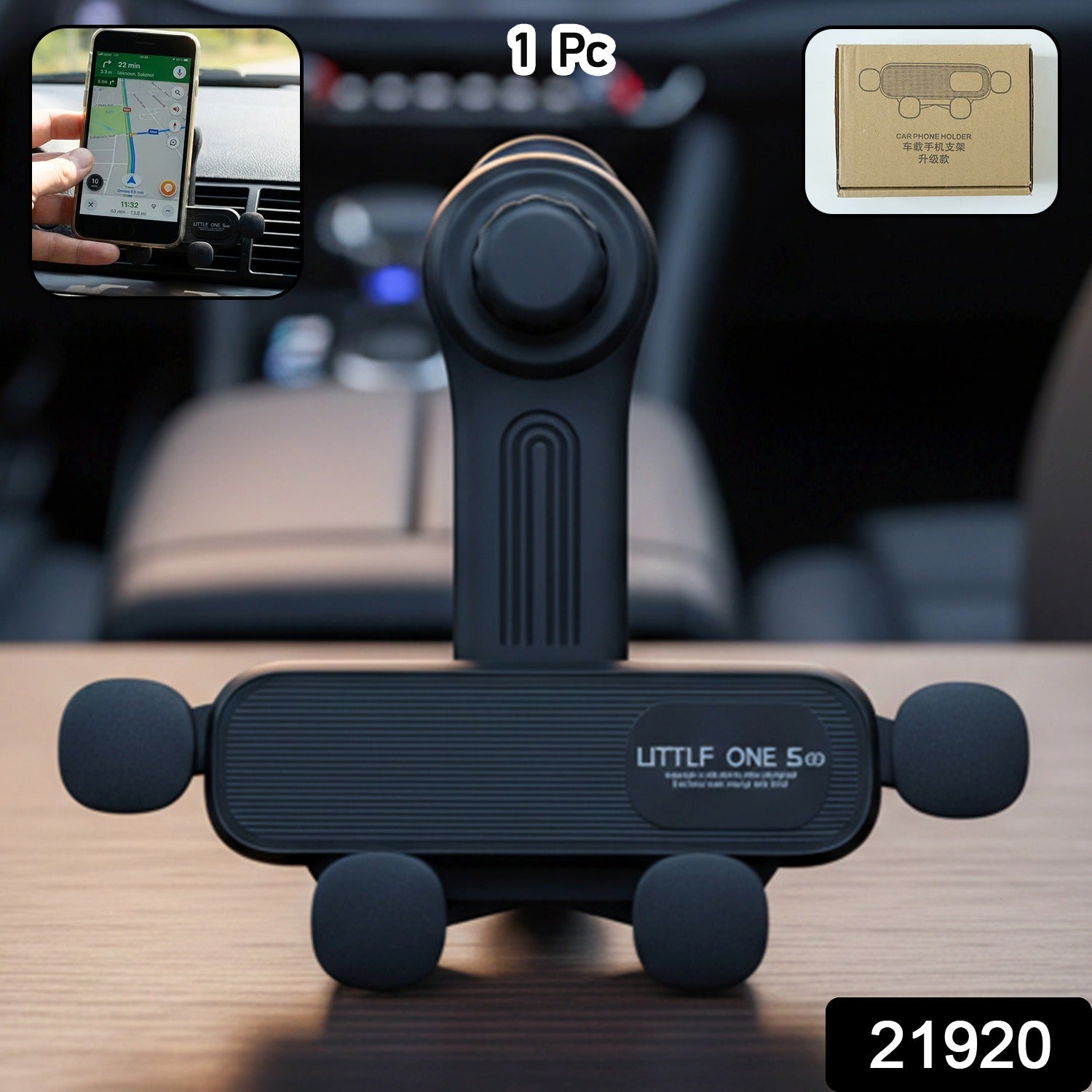 Car Air Vent Phone Holder – 360° Rotation & Secure Grip Secondary image
