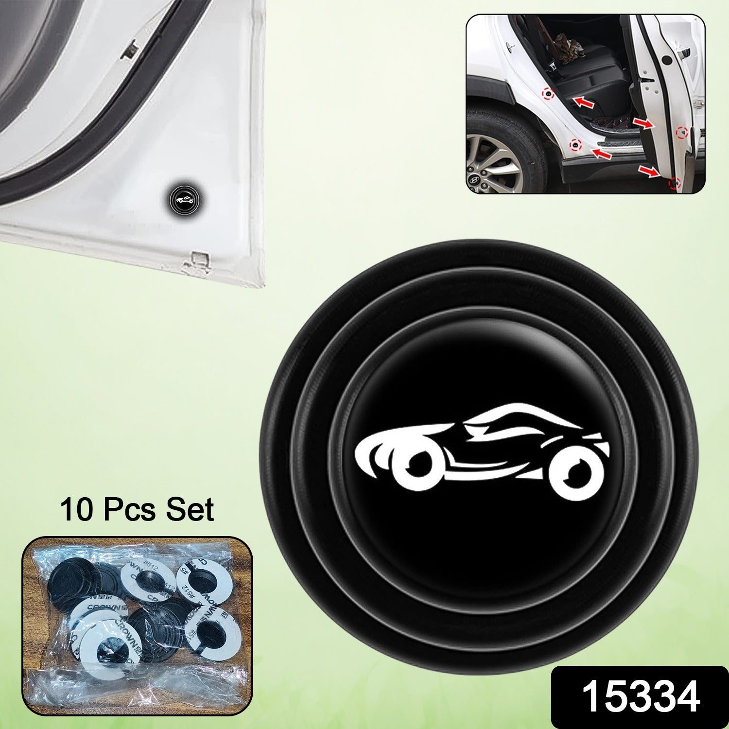 Car Door Protector – Anti-Collision Shock Absorber (10 Pcs) | Velvet Wheels Secondary image