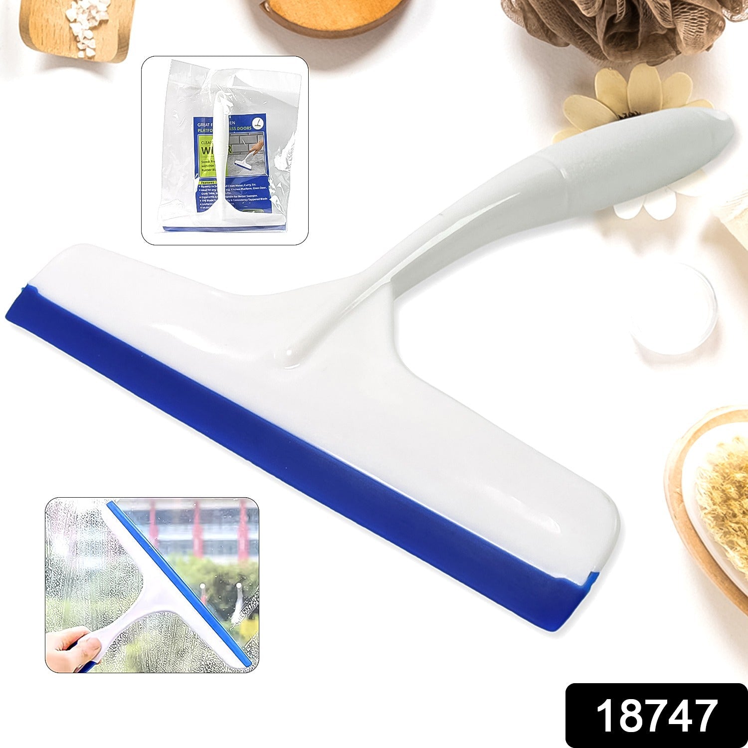 Kitchen Wiper – Silicone Head, Multi-Surface Cleaner | Velvet Wipe Secondary image