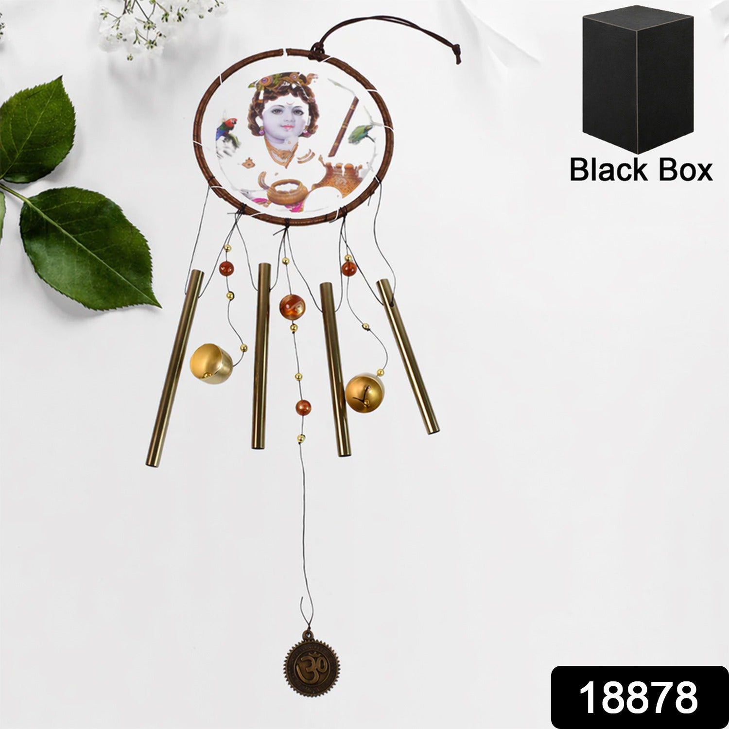 Krishna Dream Catcher Wind Chime – Spiritual Melody Decor Secondary image