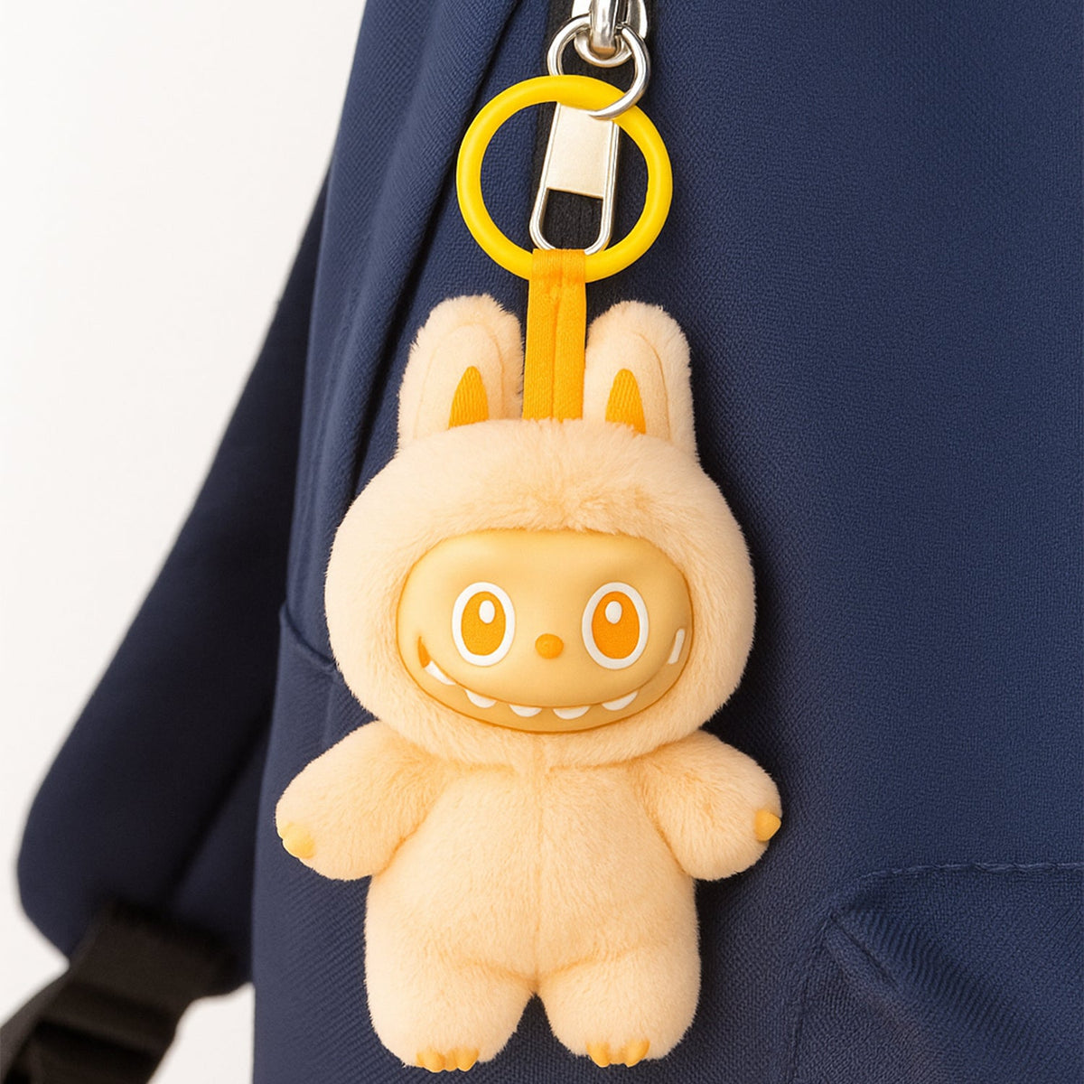 Soft plush keychain with colorful cartoon animal design Main image