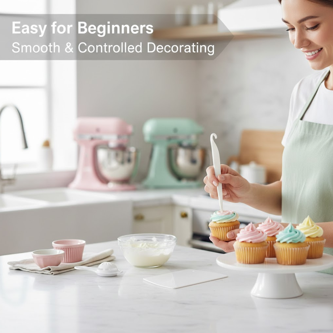 Silicone Cake Decorating Kit – 3-Piece Set | Bake & Dwell Secondary image