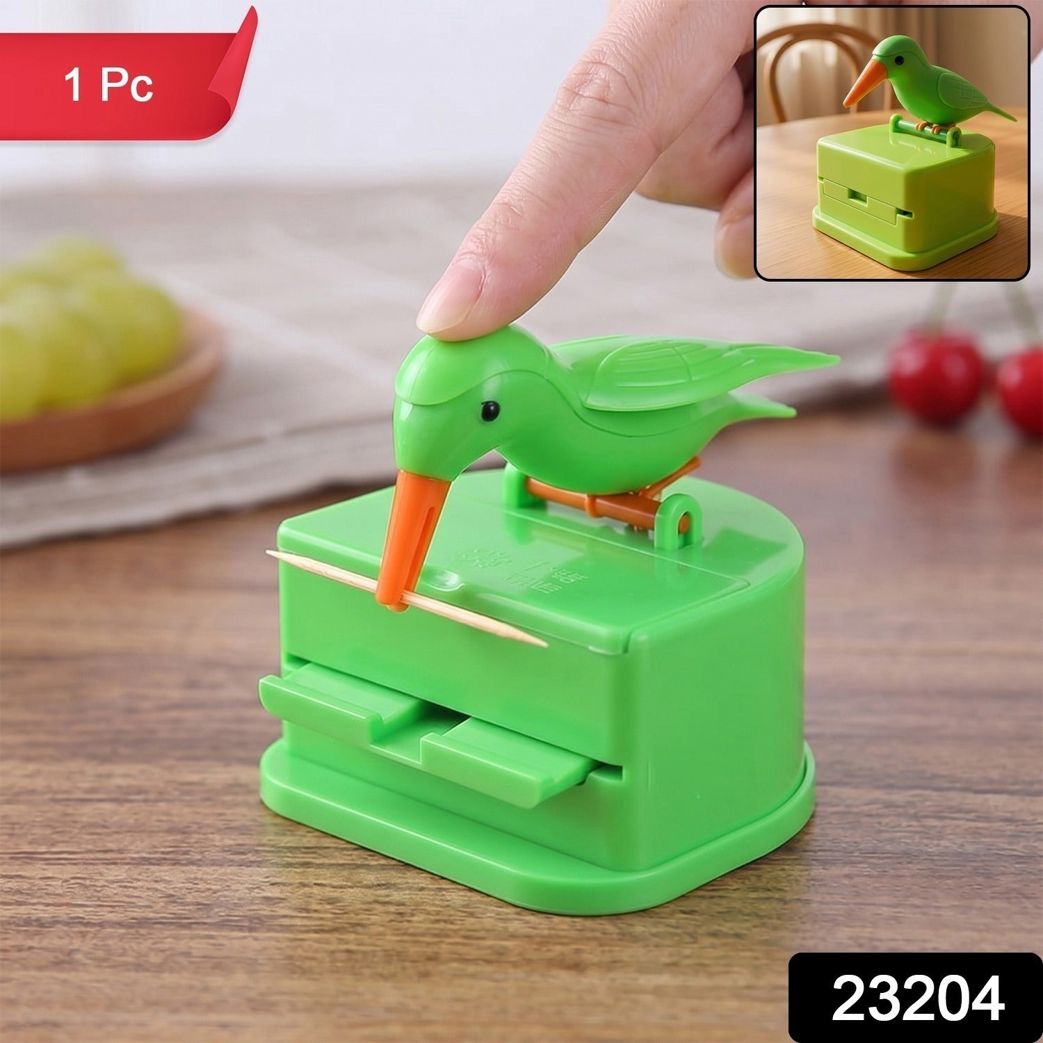 Bird Shape Toothpick Dispenser – Hygienic & Decorative Kitchen Accessory Secondary image