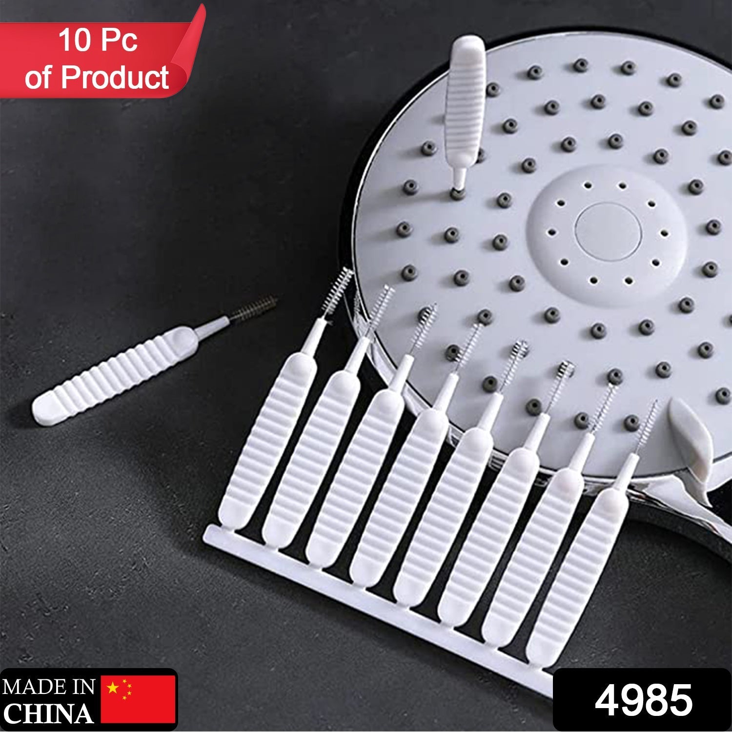 Shower Nozzle Cleaning Brush Set – 10 Pcs Anti-Clog | Mist & Relax Secondary image