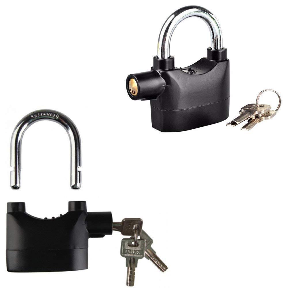 Anti theft pad lock with smart alarm and zinc alloy body Main image