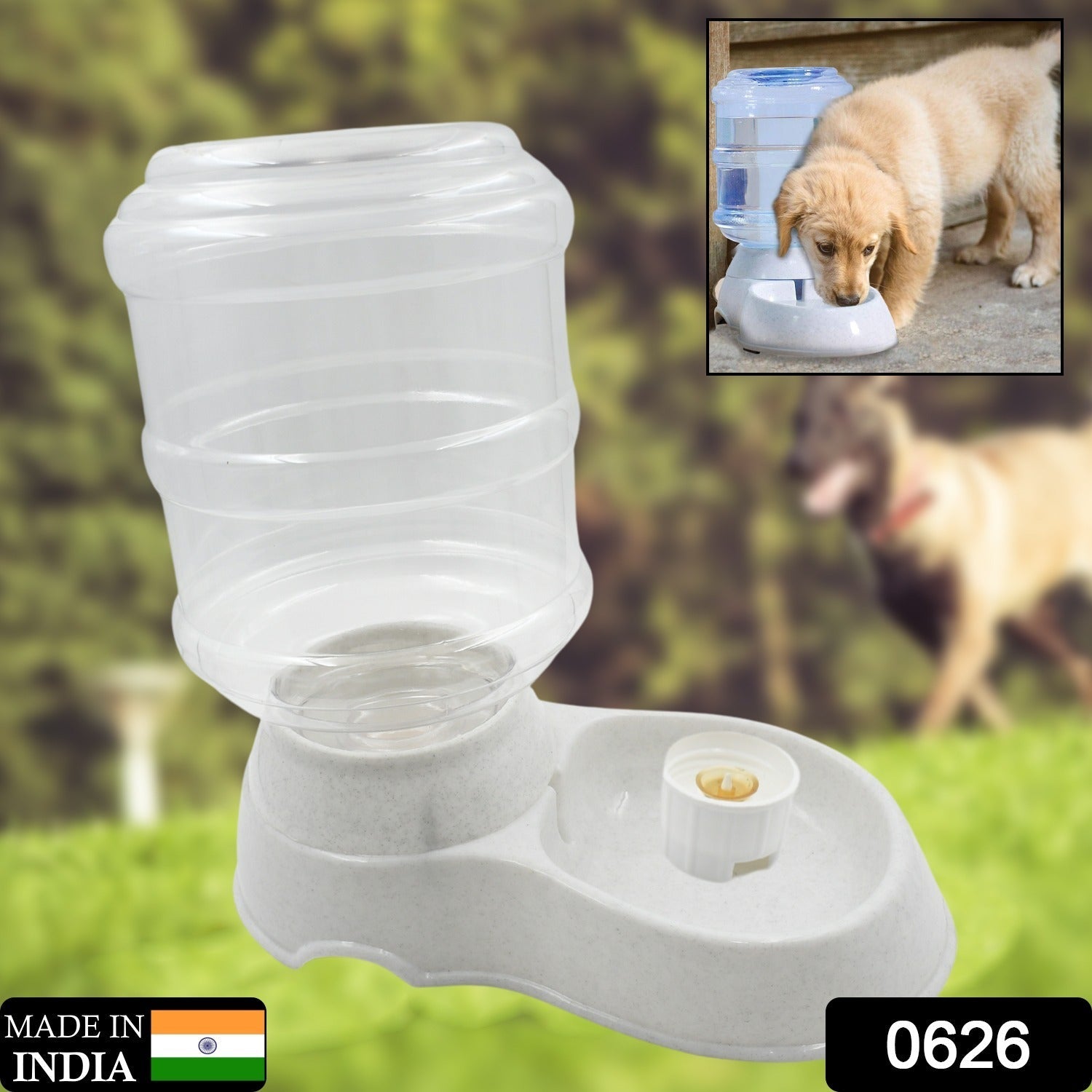 Automatic Pet Water & Food Dispenser – Gravity Self-Feeder | Waggy Tales Secondary image