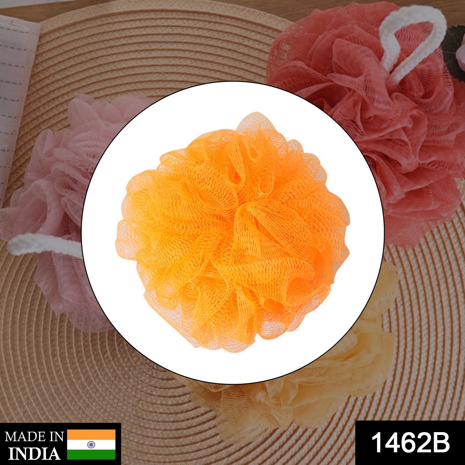 Bath Loofah – Gentle Body Scrubber for Men & Women | Mini Bubbles Secondary image