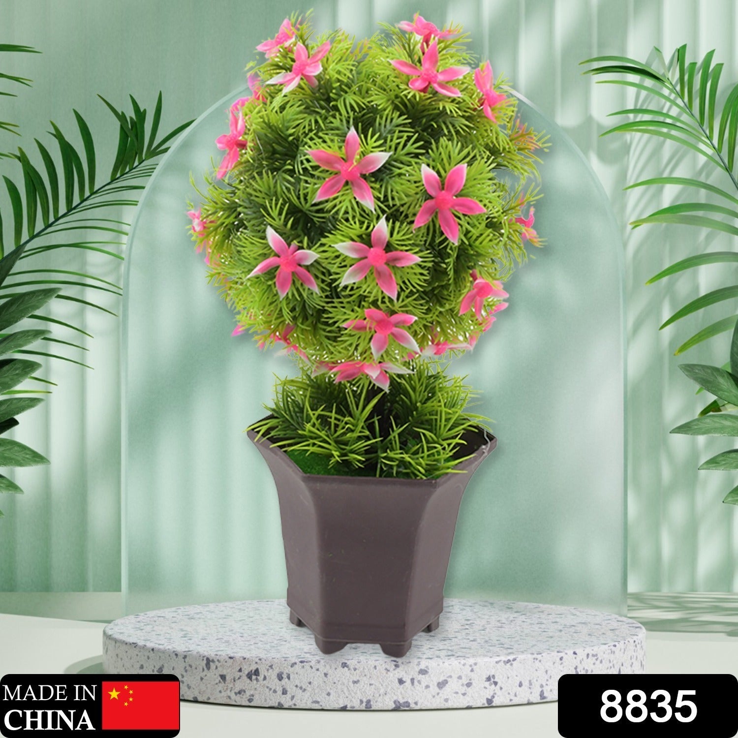 Artificial Flower Plant with Cute Pot – Low Maintenance Decor | Styleva Secondary image