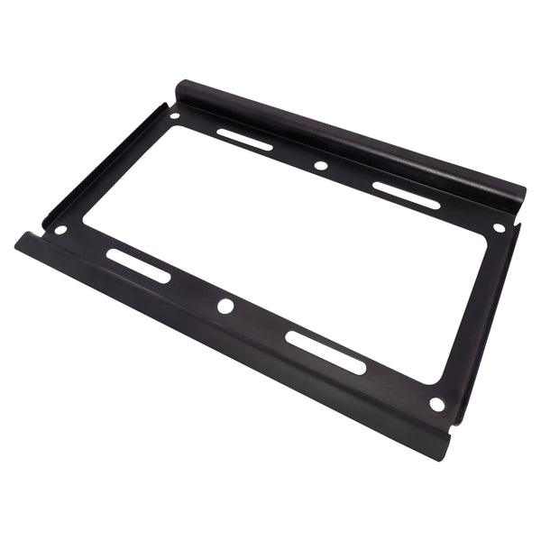 Side profile of the fixed TV mount bracket showing its slim design.