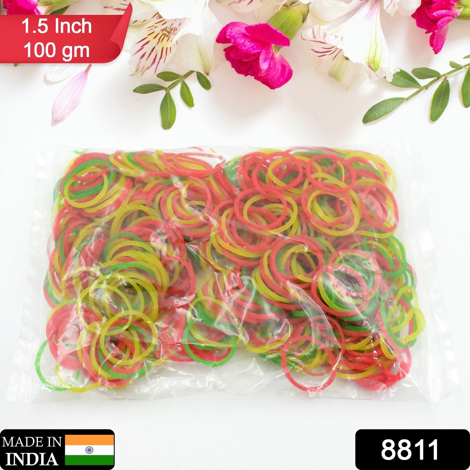 Rubber Bands – Multicolor, Strong & Reusable for Home & Office | VoltDesk Secondary image