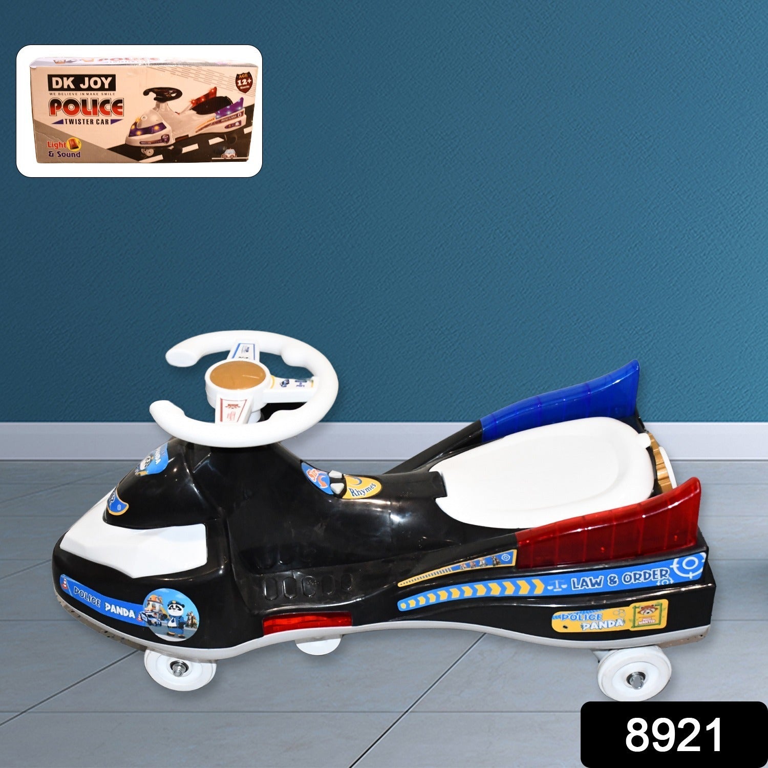 Police Ride-On Toy Car – Musical Lights & Safe for Kids Secondary image