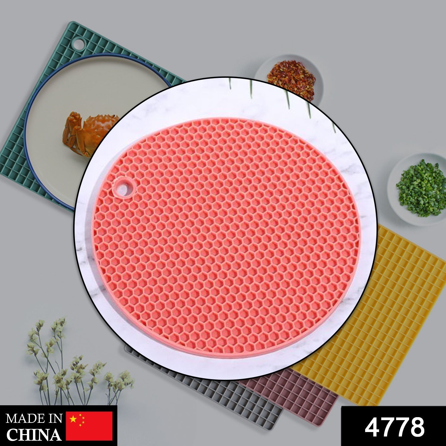 Silicone Hot Mat – Heat-Resistant Kitchen Trivet | Dish Verse Secondary image
