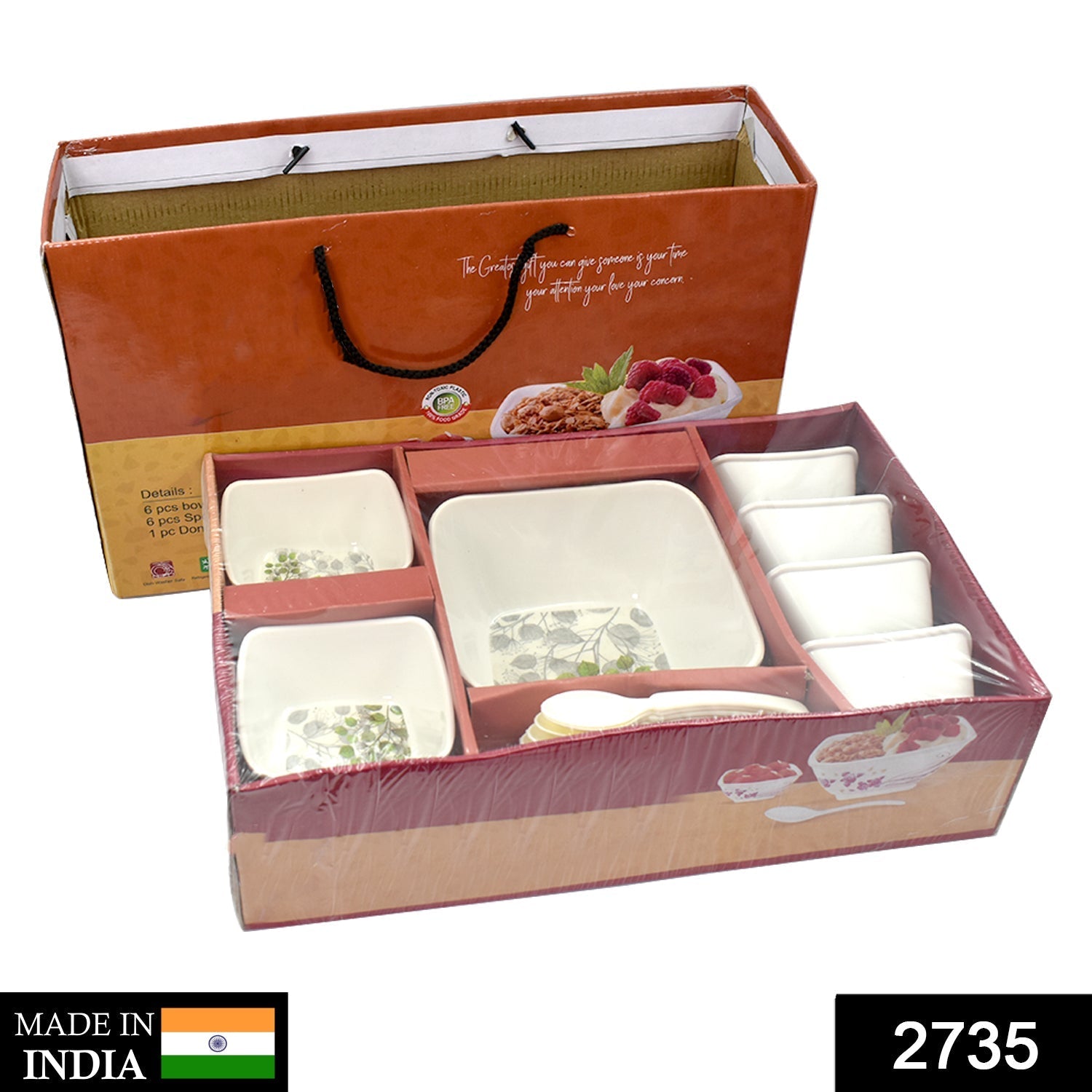 Pudding Serving Set – 13 Pc Cutlery for Desserts | Storenzo Secondary image