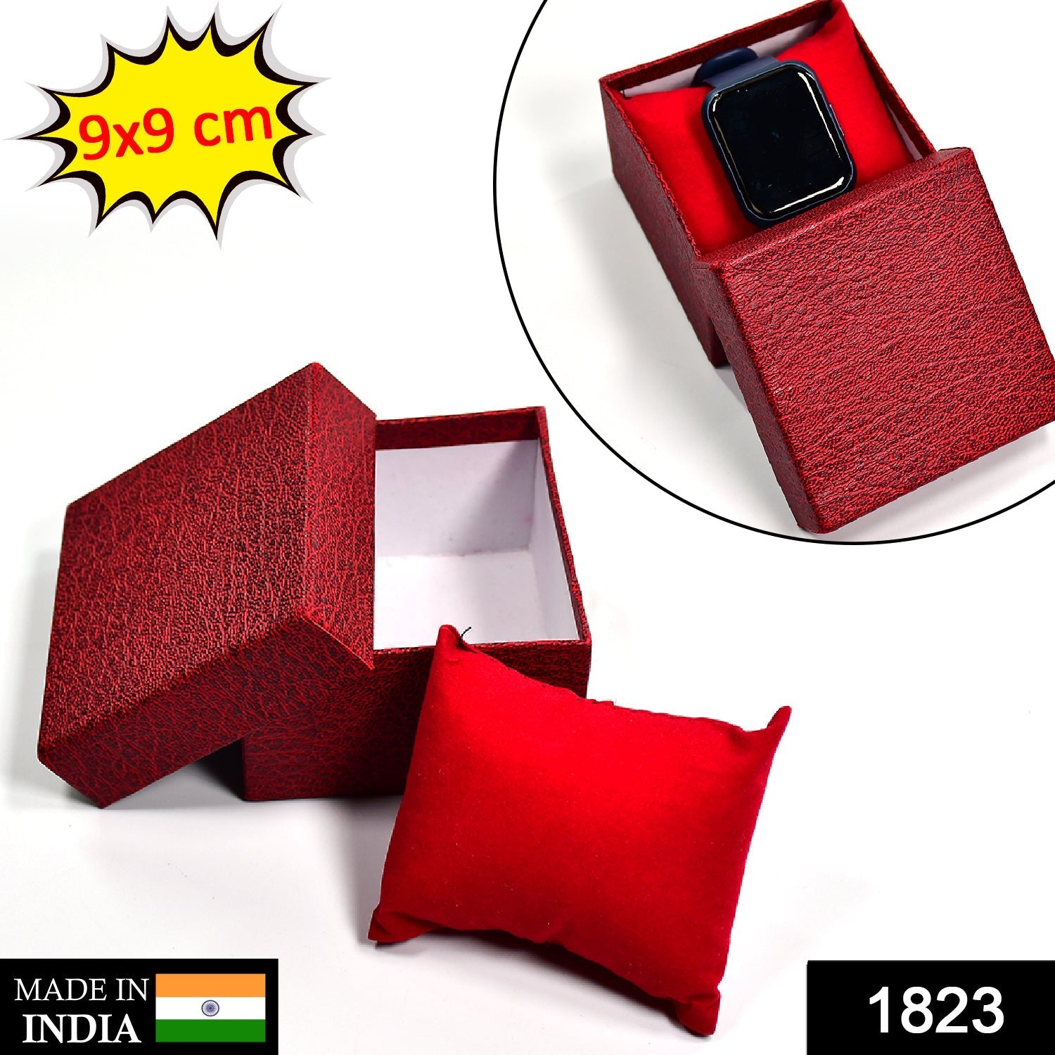 Single Watch Box – Cardboard Gift Case for Men & Women | Secondary image