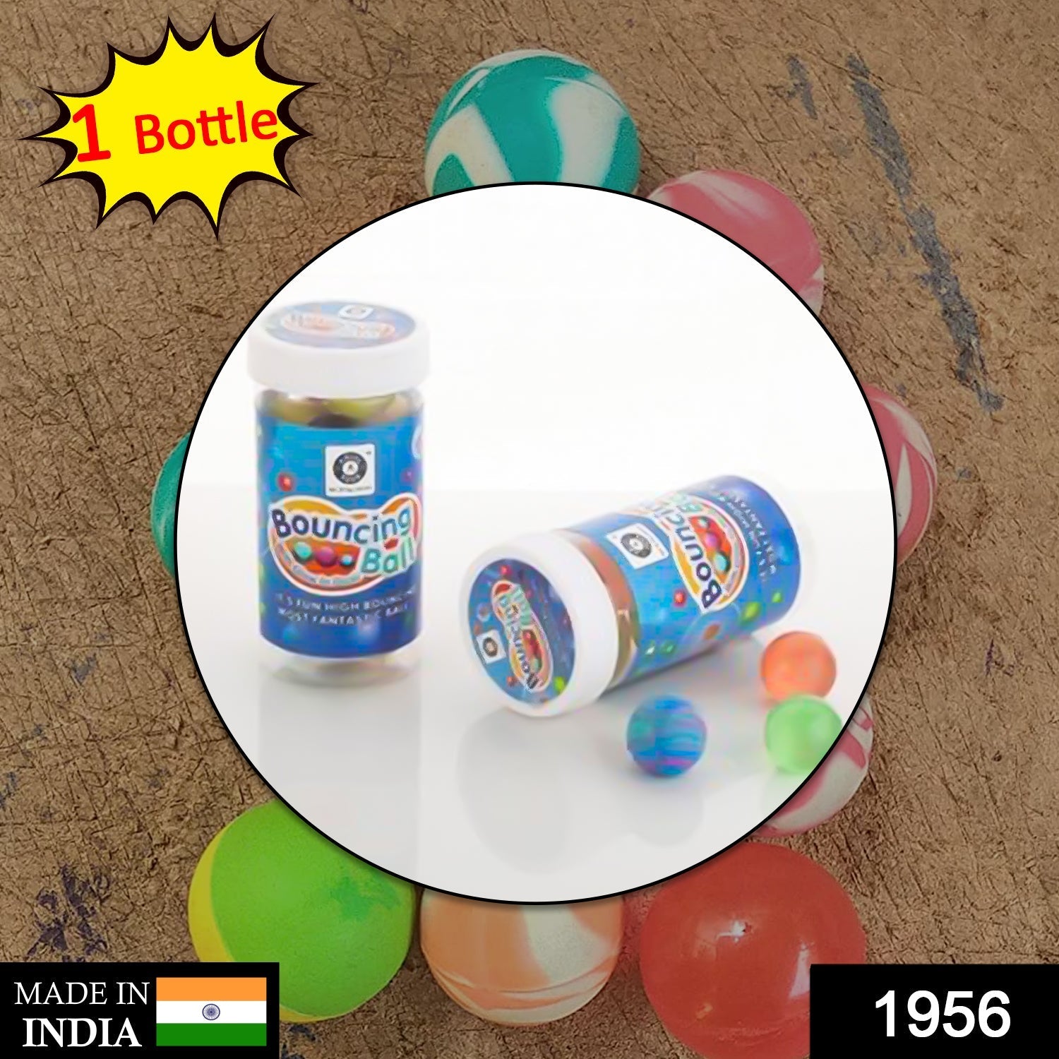 Bouncy Balls Set – 14 Pcs Colourful Jumping Fun | Aditi Secondary image