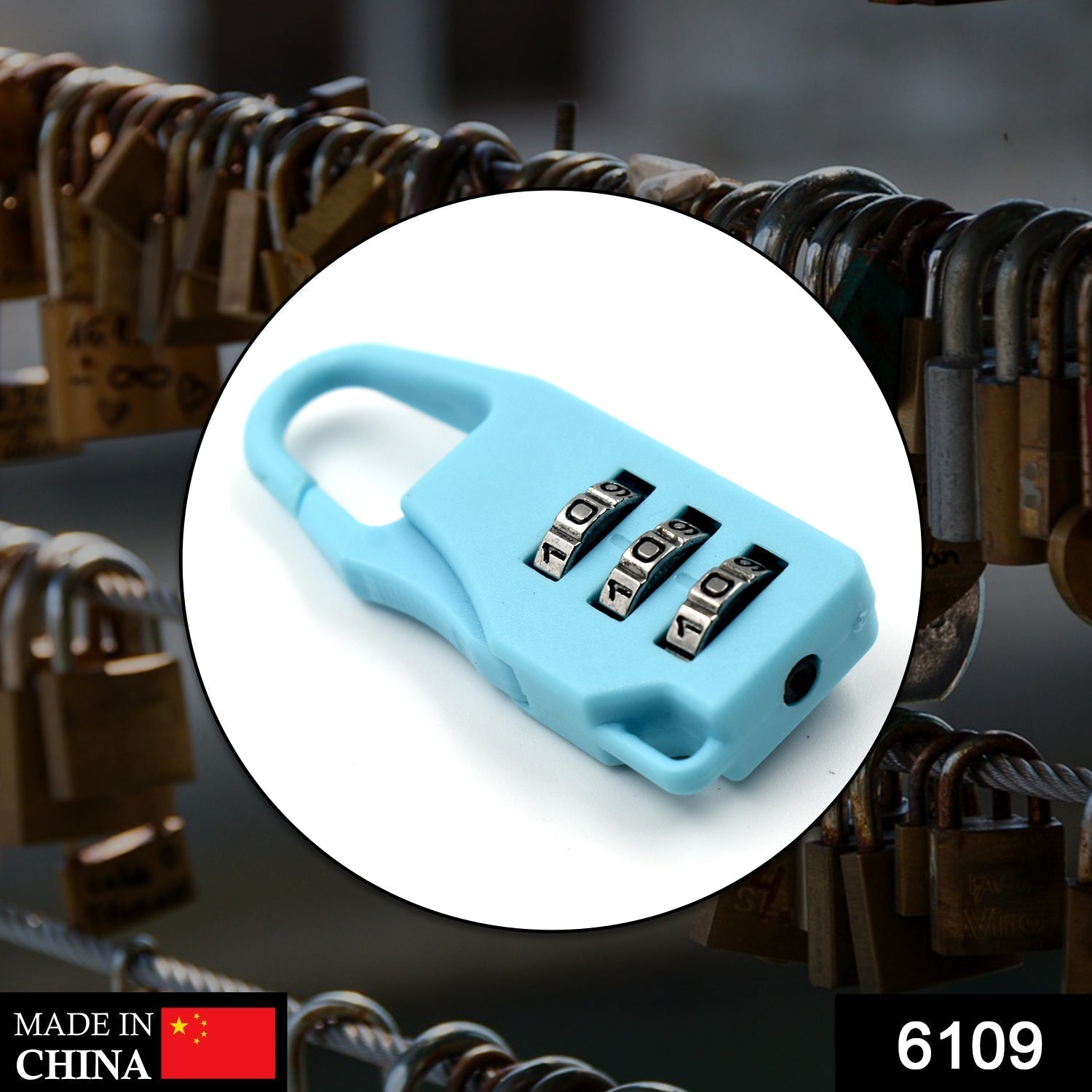 3-Digit Luggage Lock – Secure Your Travel Bags | Trekola Secondary image