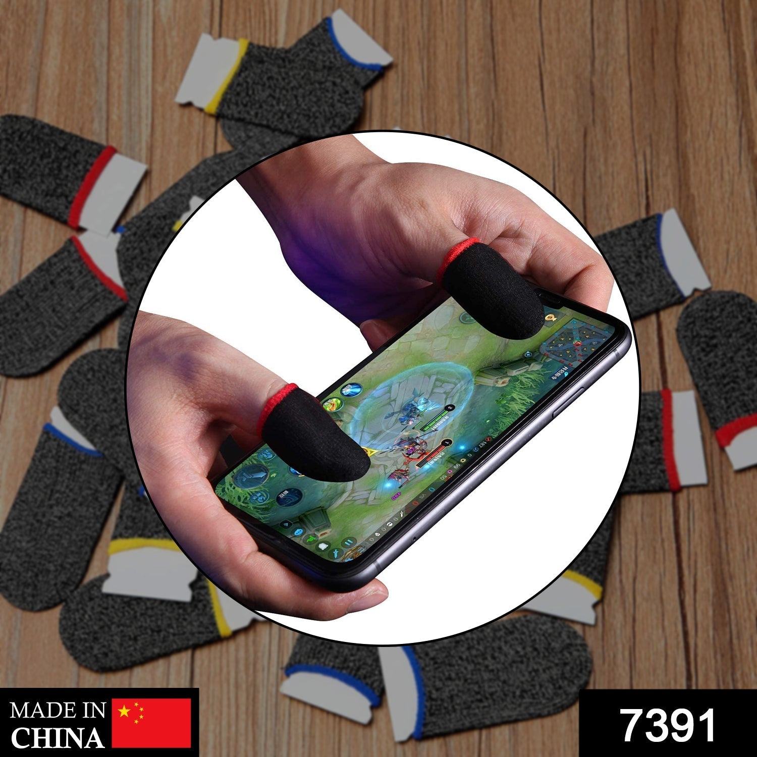 Gaming Finger Sleeves – Anti-Sweat & Enhanced Control | Phonixio Secondary image