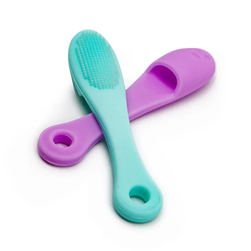 2 Pcs Silicone Face Cleaner Blackhead Remover Brush Cleanser Secondary image