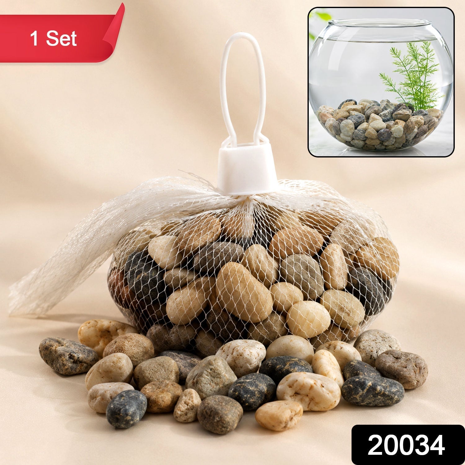 Decorative River Pebbles – Versatile Natural Stones for Indoor & Outdoor Secondary image