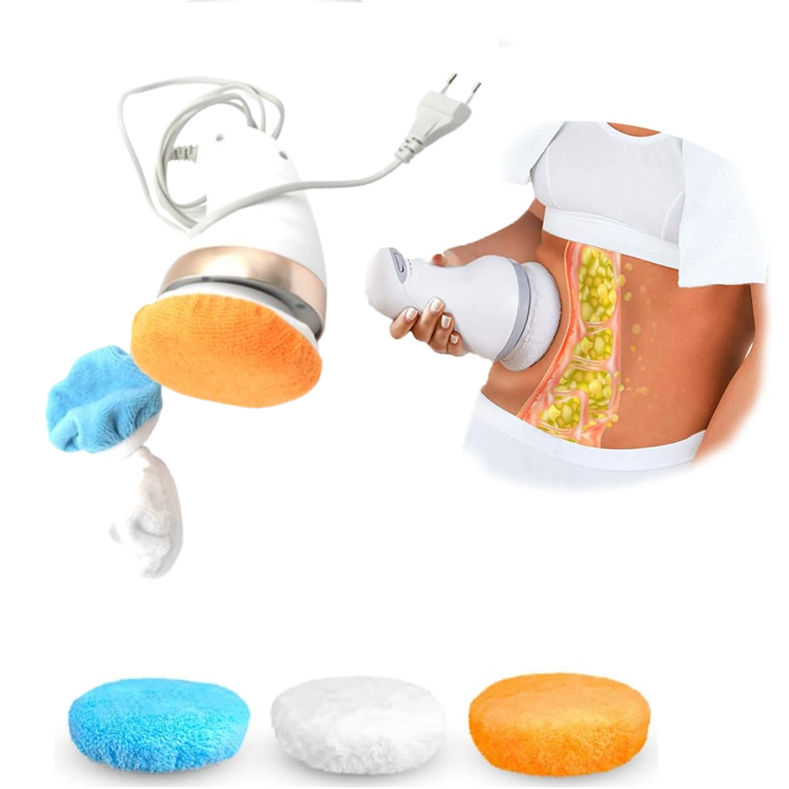 Body Sculpting Massager – 3 Pads, Adjustable Speeds | VelvaBloom Secondary image