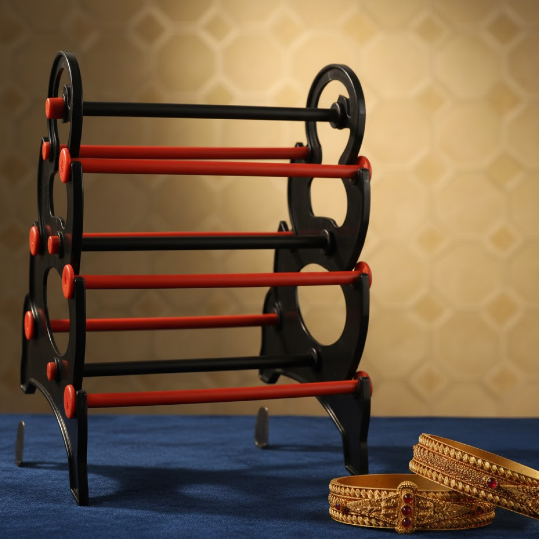 Bangle Stand 3-Tier Jewellery Organizer for Home & Display | Styleva Secondary image
