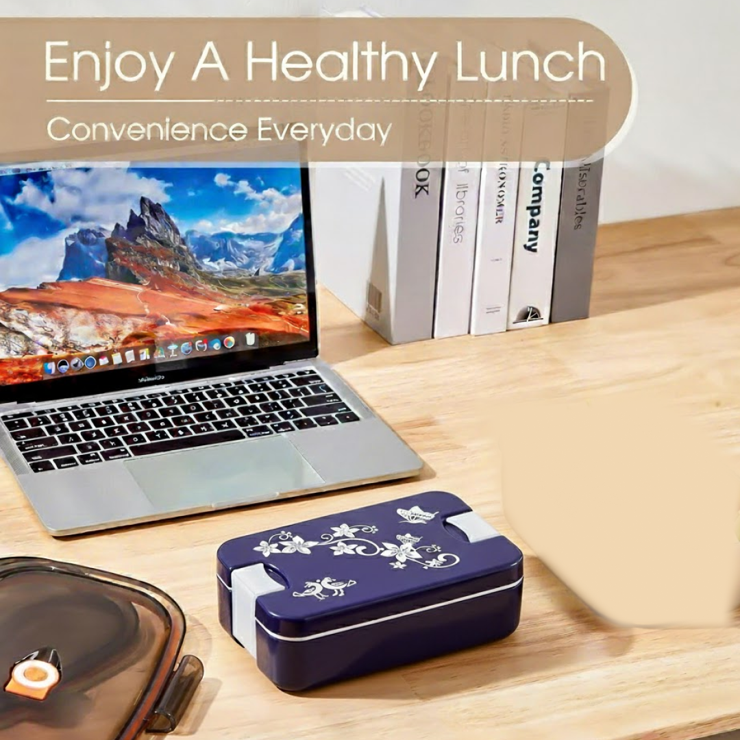 Airtight Lunch Box – 2-Compartment Leak-Proof Tiffin | Lunchie Bunchie Secondary image