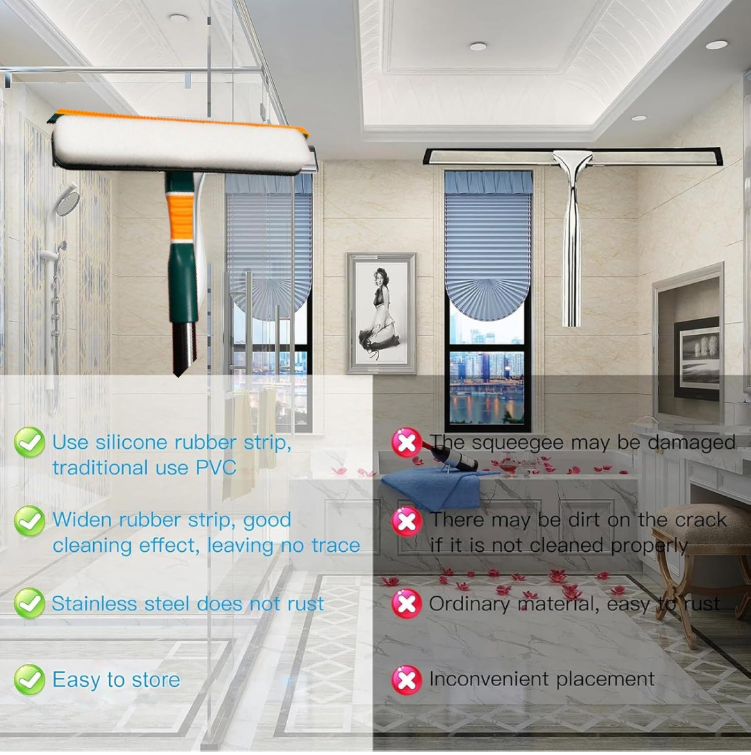 3-in-1 Glass Wiper – Multi-Surface Cleaner for Home | Velvet Wipe Secondary image