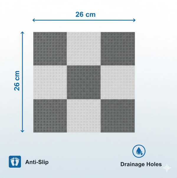 Further technical details and benefits of the Bath Anti-Slip Mat for homes.
