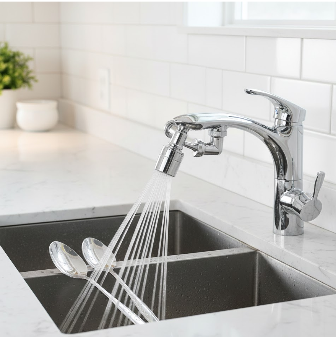 Rotating Faucet Sprayer – 1080° Swivel & Dual Flow | Bathora Secondary image