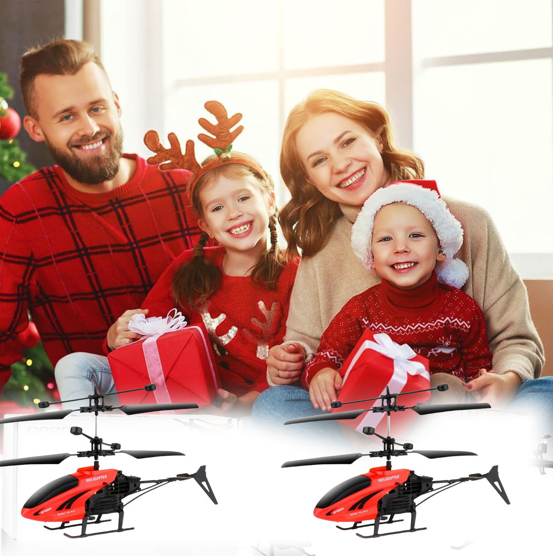 Remote Control Helicopter for Kids – USB Chargeable Toy | Spark Tots Secondary image