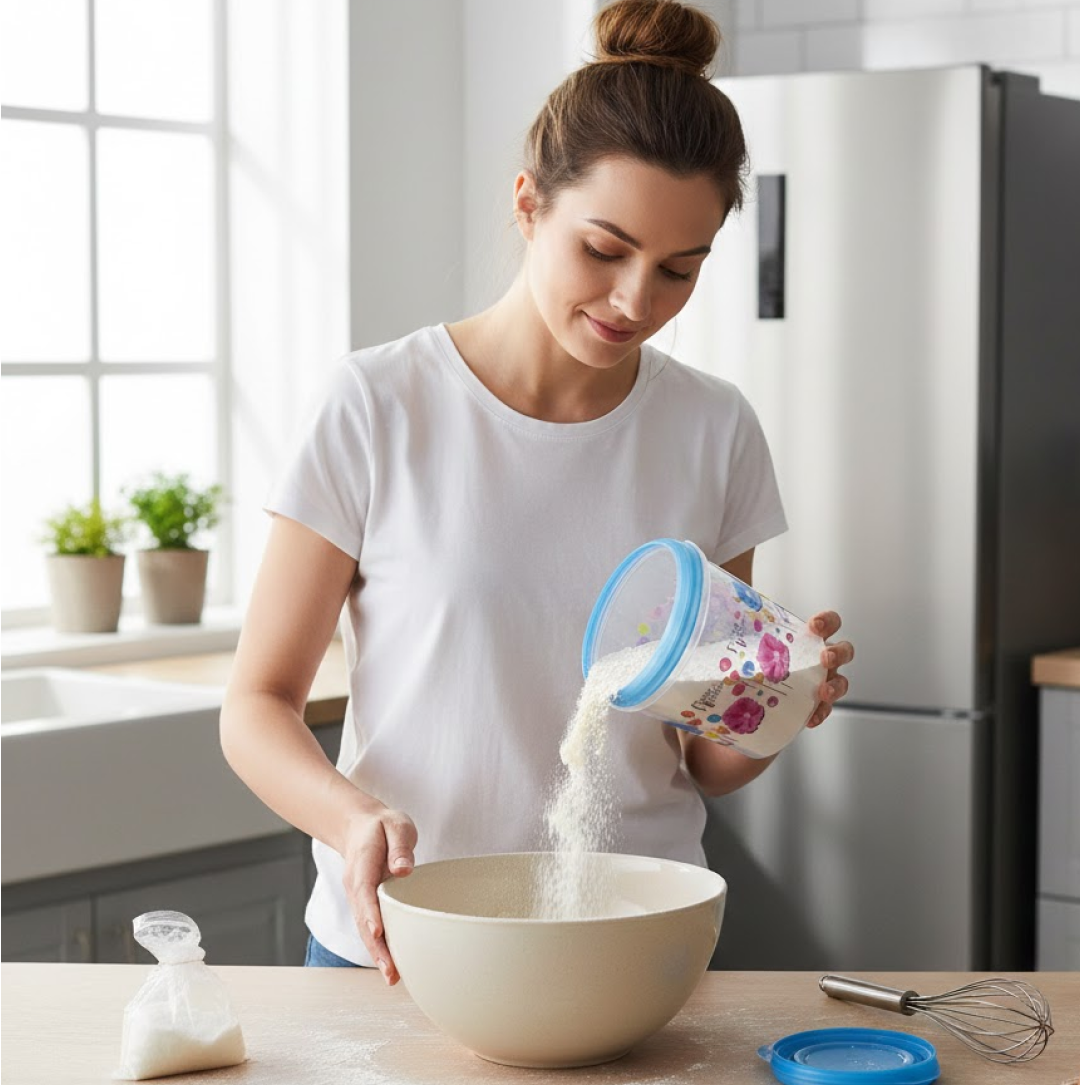 Airtight Plastic Container Set – 5-Piece Food Storage | Velvet Wheels Secondary image