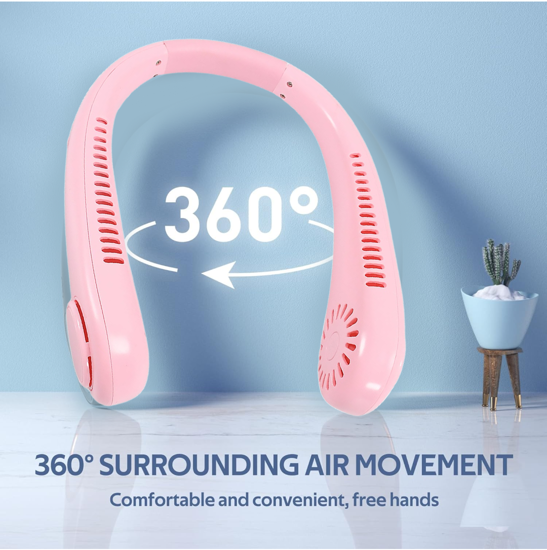Bladeless Neck Fan – USB Rechargeable & Hands-Free | Secondary image