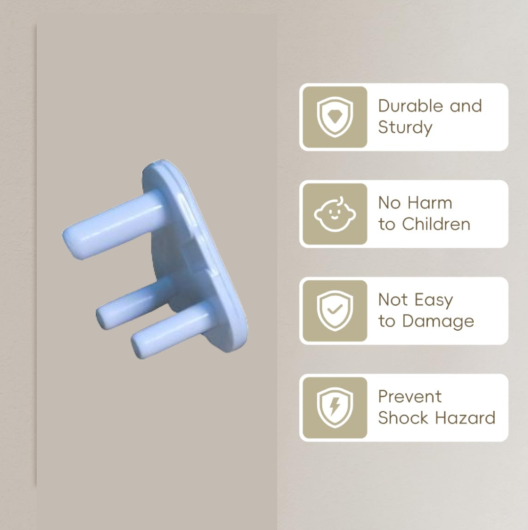 Electric Socket Covers – Small Safety Plug Protectors | PHOBIA Secondary image