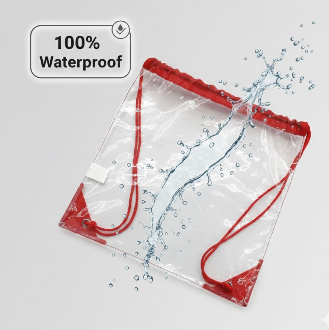 Clear Waterproof Stadium Bag for Gym and Travel Secondary image