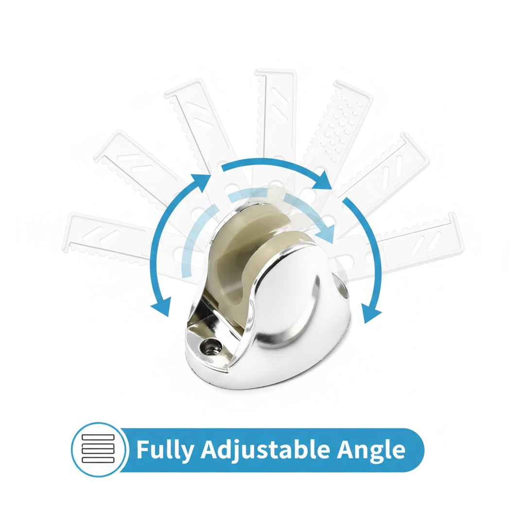 Adjustable Hand Shower Holder – Wall Mount Bracket | Mist & Relax Secondary image
