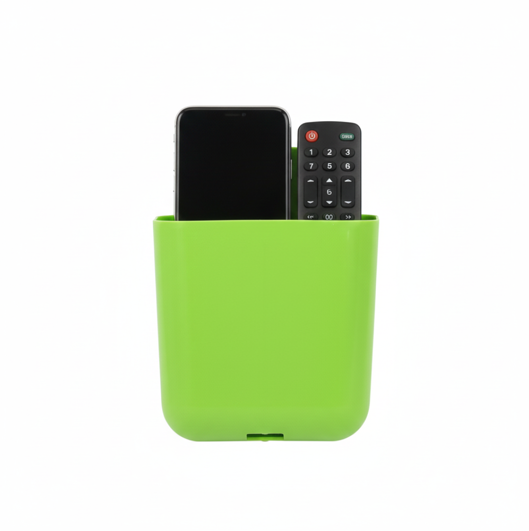 Wall Holder – 2-Section Mobile, Remote & Brush Organizer | GlimmerHome Secondary image