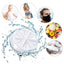 Compact USB mini washing machine on white background