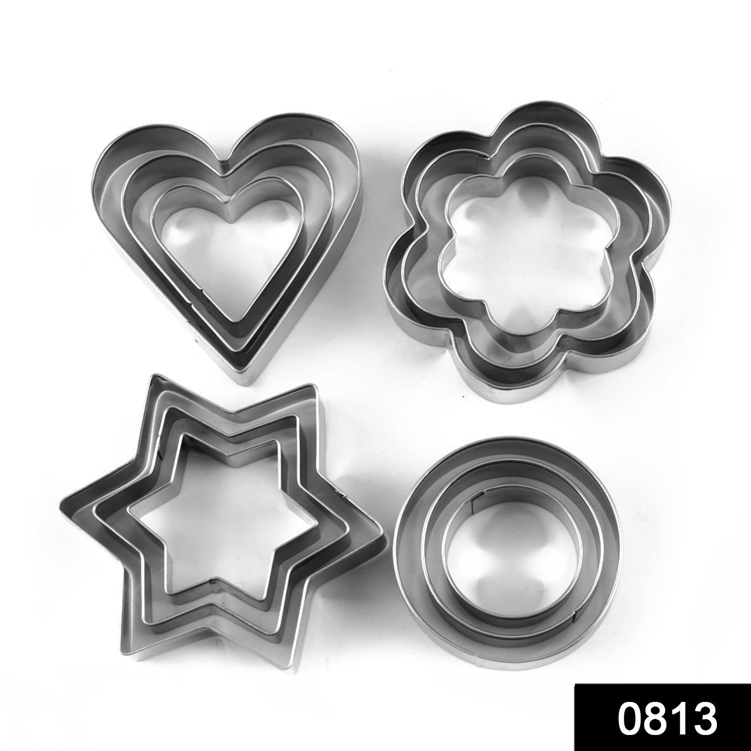 Cookie Cutter Set – 12 Pcs Stainless Steel Shapes | Bake & Dwell Secondary image