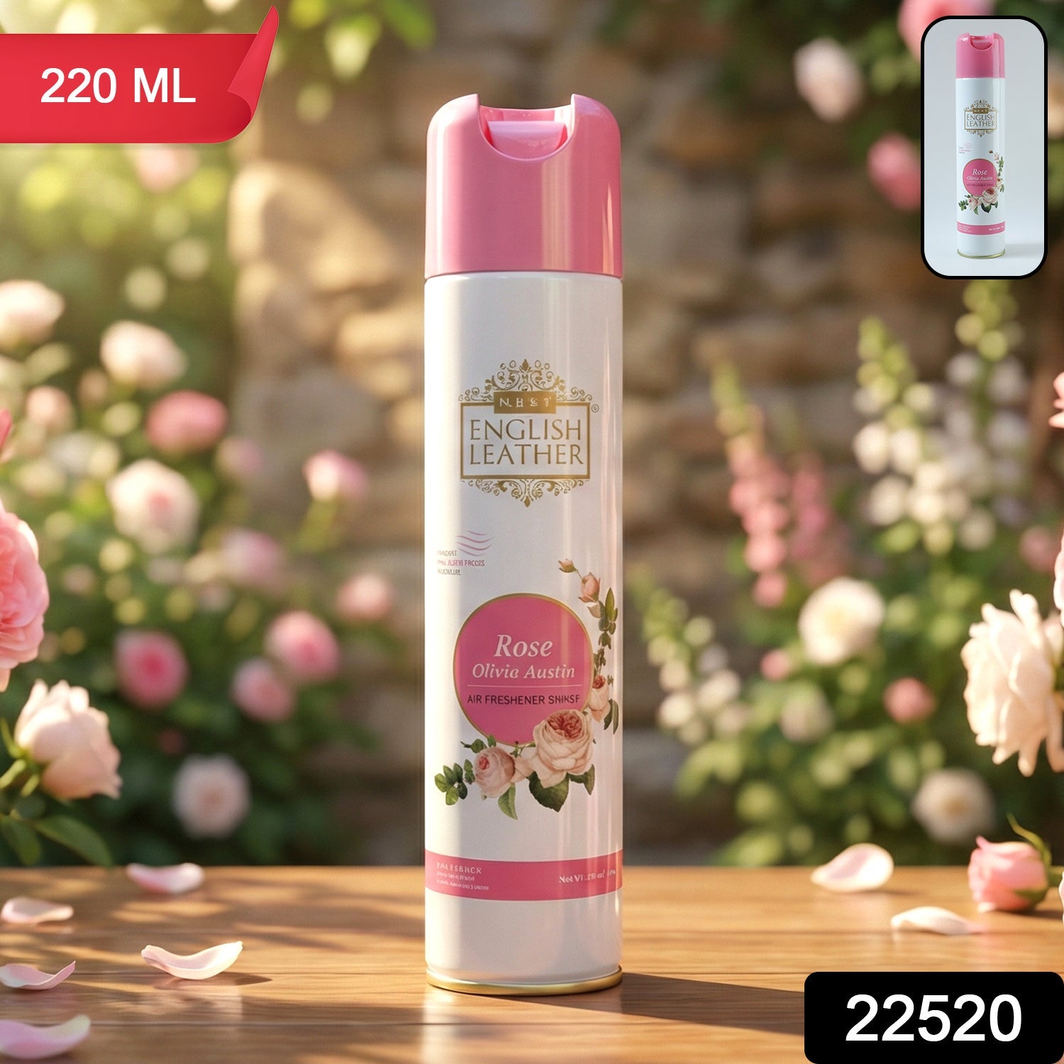 Air Freshener Spray – Long Lasting Floral Rose Fragrance Secondary image