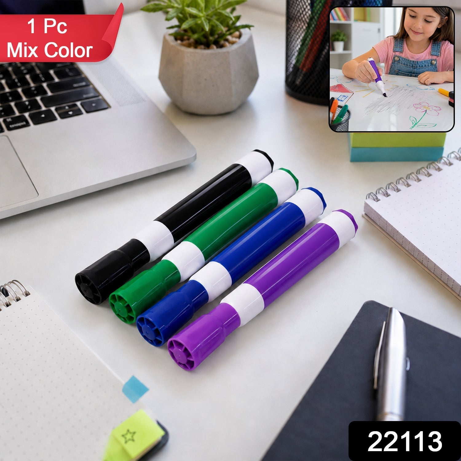 Dry Erase Marker – Smooth Writing Pen for Whiteboards & Glass Secondary image