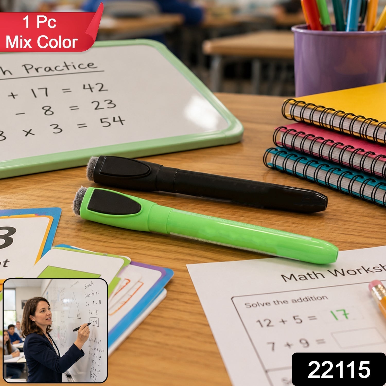 Dry Erase Marker – Smooth, Low-Odour Writing for Office & School Secondary image