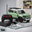 Kids playing with high-speed remote control racing car