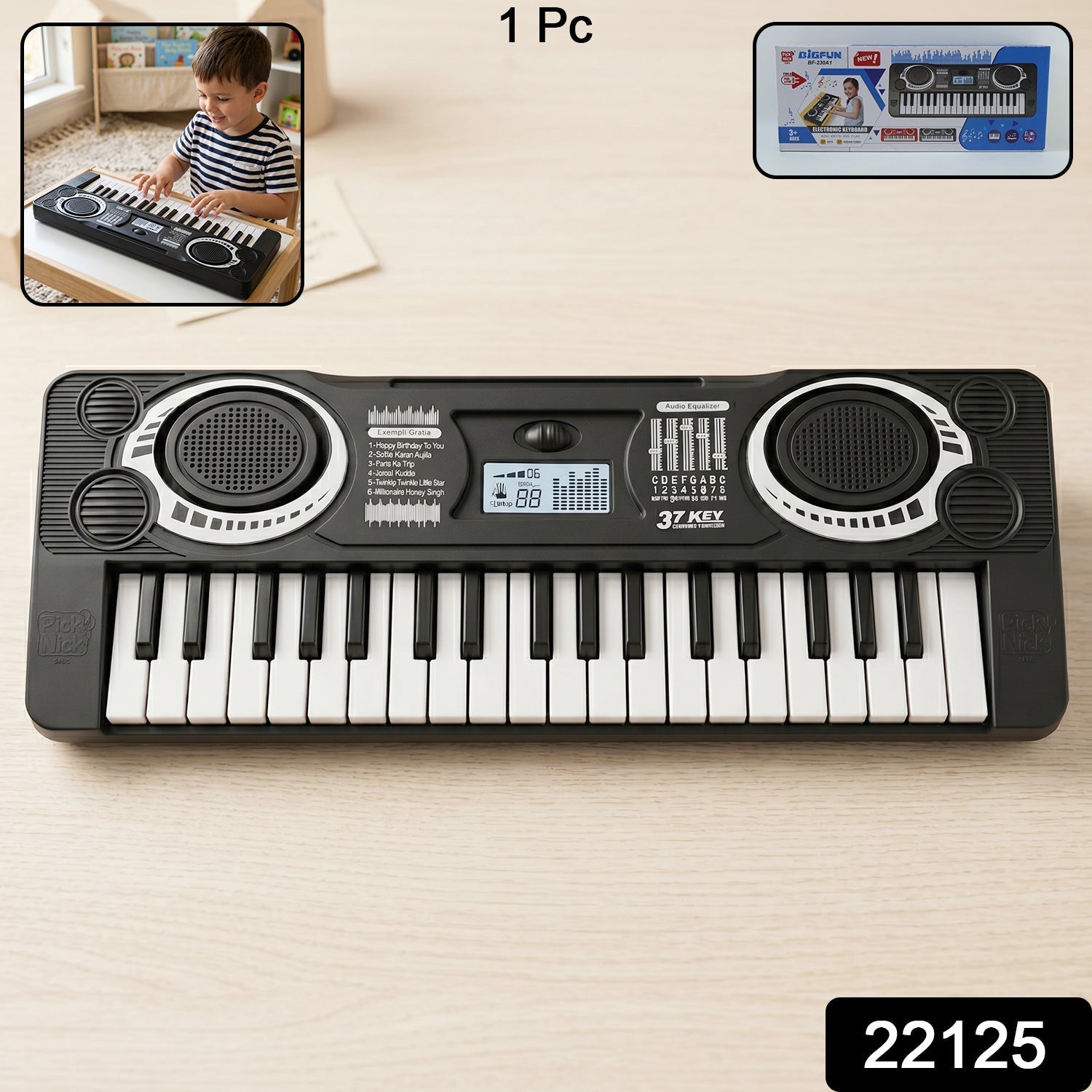 Electronic Musical Keyboard Toy – Multiple Sounds & Rhythms for Kids Secondary image
