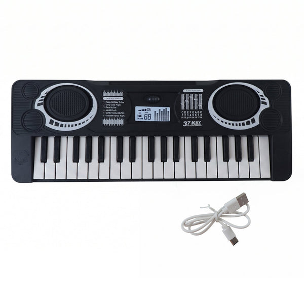 Colorful keyboard toy displaying multiple sound buttons