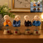 Baby monk Buddha bobblehead figurine set of 4 for car dashboard