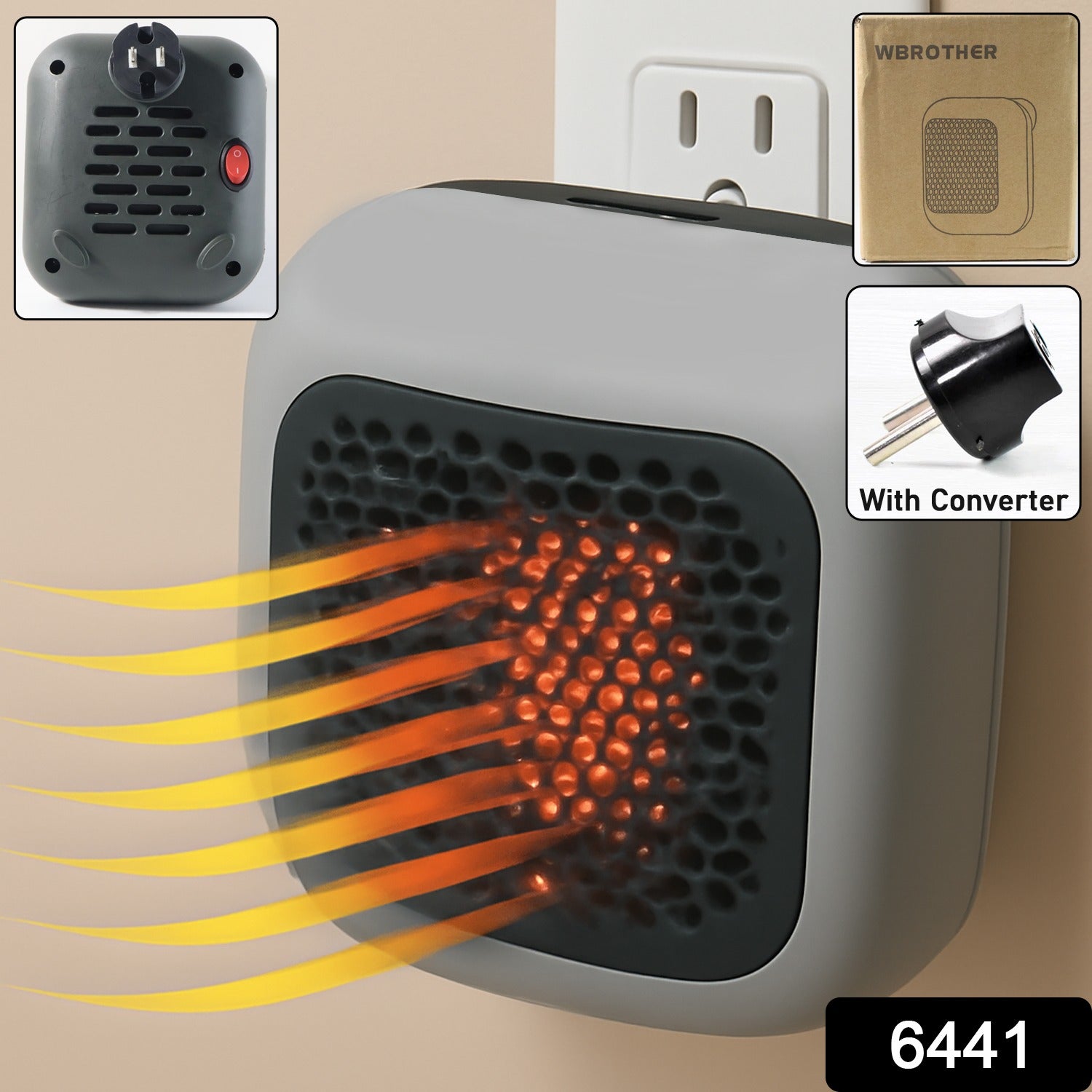600W Wall-Mounted Room Heater – Fast Heating & Space Saving Secondary image