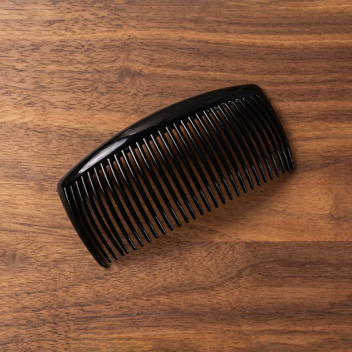 Plastic hair styling side comb with fine teeth for secure updos Main image