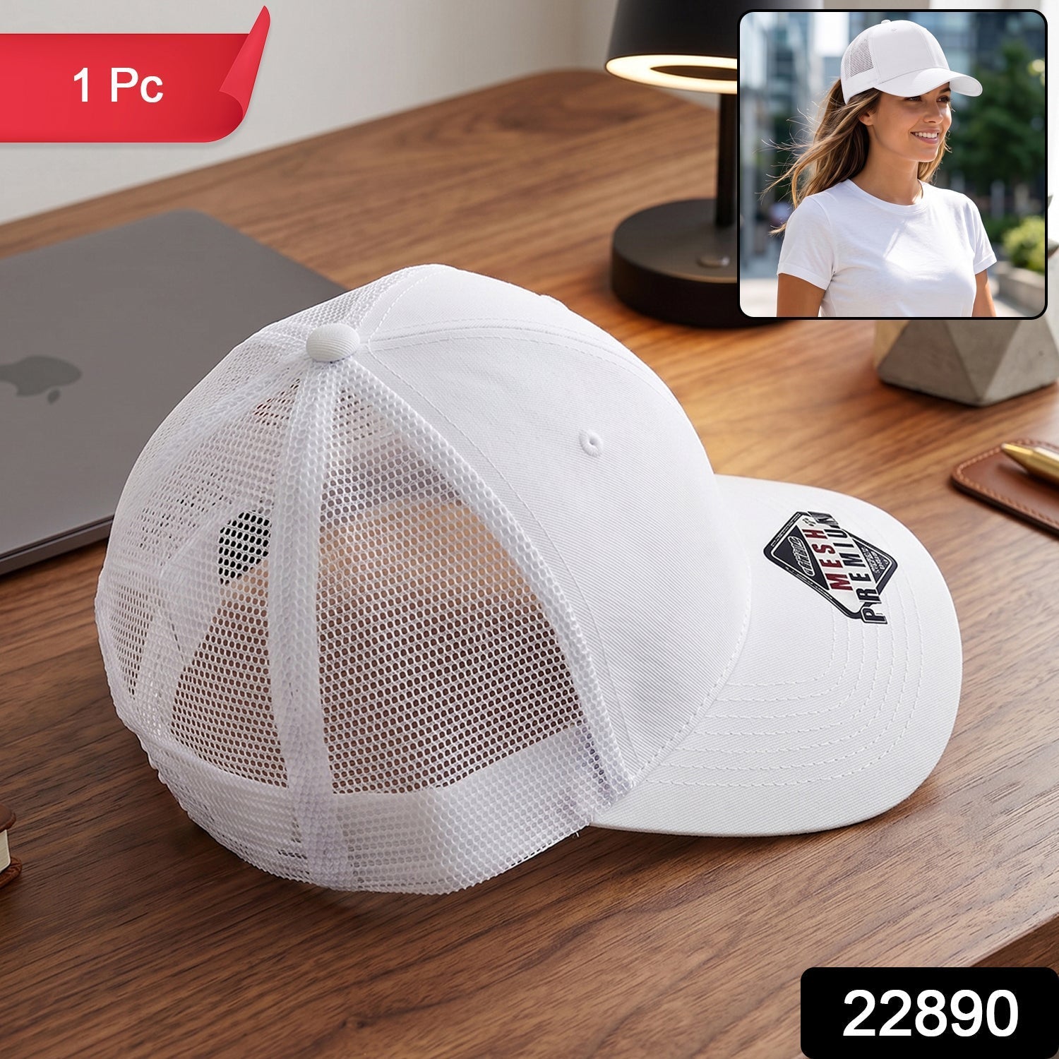 Breathable Mesh Trucker Cap – Unisex Fashion for Outdoors & Casuals Secondary image